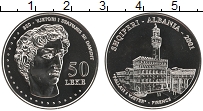 Продать Монеты Албания 50 лек 2001 Медно-никель