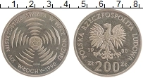 Продать Монеты Польша 200 злотых 1988 Медно-никель