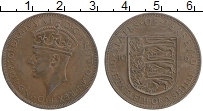 Продать Монеты Остров Джерси 1/12 шиллинга 1946 Медь