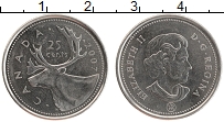 Продать Монеты Канада 25 центов 2006 Сталь покрытая никелем