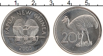Продать Монеты Папуа-Новая Гвинея 20 тоа 1975 Медно-никель