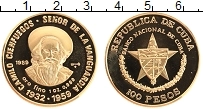 Продать Монеты Куба 100 песо 1989 Золото