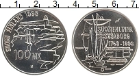 Продать Монеты Финляндия 100 марок 1998 Серебро
