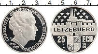 Продать Монеты Люксембург 25 экю 1996 Серебро