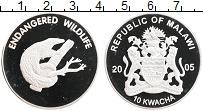 Продать Монеты Малави 10 квач 2005 Серебро