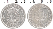 Продать Монеты Ангола 20 эскудо 1955 Серебро