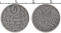 Продать Монеты Австрия 2 хеллера 1917 