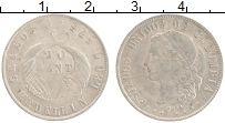 Продать Монеты Колумбия 20 сентаво 1884 Серебро