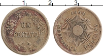 Продать Монеты Перу 1 сентаво 1876 Медь