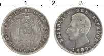 Продать Монеты Эквадор 1 десим 1900 Серебро