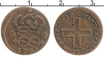 Продать Монеты Сардиния 2 денари 1781 Медь