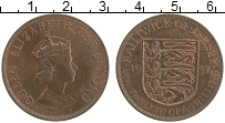 Продать Монеты Остров Джерси 1/12 шиллинга 1957 Медно-никель