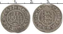 Продать Монеты Дания 2 скиллинга 1677 Серебро