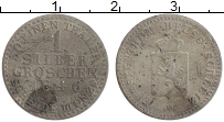 Продать Монеты Рейсс-Шляйц 1 грош 1850 Серебро
