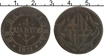 Продать Монеты Испания 4 квартос 1810 Медь