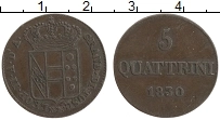 Продать Монеты Тоскана 5 кватрино 1830 Медь