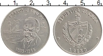 Продать Монеты Куба 1 песо 1988 Медно-никель