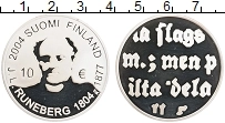 Продать Монеты Финляндия 10 евро 2004 Серебро