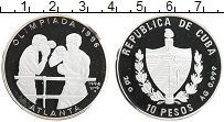 Продать Монеты Куба 10 песо 1994 Серебро