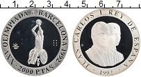 Продать Монеты Испания 2000 песет 1992 Серебро