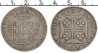 Продать Монеты Португалия 400 рейс 1821 Серебро
