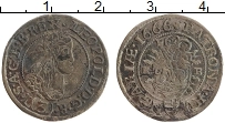 Продать Монеты Венгрия 3 крейцера 1666 Серебро