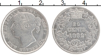 Продать Монеты Нью-Брансуик 20 центов 1864 Серебро