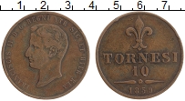 Продать Монеты Сицилия 10 торнеси 1859 Медь