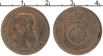 Продать Монеты Бразилия 10 рейс 1869 Бронза
