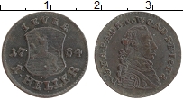 Продать Монеты Йевер 1 геллер 1764 Медь