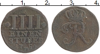 Продать Монеты Восточная Фризия 1/4 штюбера 1754 Медь