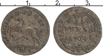 Продать Монеты Брауншвайг-Вольфенбюттель 6 пфеннигов 1764 Серебро