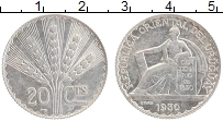 Продать Монеты Уругвай 20 сентесим 1930 Серебро