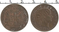 Продать Монеты Гаити 1 сантим 1881 Медь
