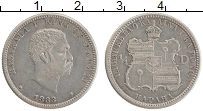 Продать Монеты Гавайские острова 1/4 динеро 1883 Серебро