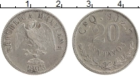 Продать Монеты Мексика 20 сентаво 1904 Серебро