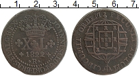 Продать Монеты Португалия 40 рейс 1812 Медь