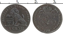 Продать Монеты Бельгия 1 цент 1899 Медь