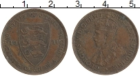 Продать Монеты Остров Джерси 1/24 шиллинга 1913 Медь