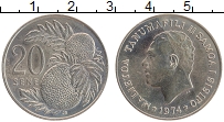 Продать Монеты Самоа и Сисифо 20 сене 1974 Медно-никель