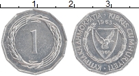 Продать Монеты Кипр 1 милс 1963 Алюминий