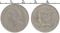 Продать Монеты Доминиканская республика 25 сентаво 1967 Медно-никель