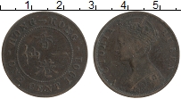 Продать Монеты Гонконг 1 цент 1901 Медь