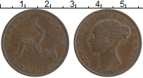 Продать Монеты Остров Мэн 1 фартинг 1839 Медь