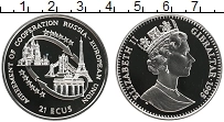 Продать Монеты Гибралтар 21 экю 1995 Серебро