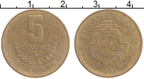 Продать Монеты Коста-Рика 5 колон 1999 Латунь