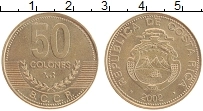 Продать Монеты Коста-Рика 50 колон 2002 Латунь