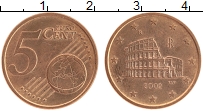 Продать Монеты Италия 5 евроцентов 2002 сталь с медным покрытием