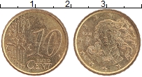 Продать Монеты Италия 10 евроцентов 2002 Латунь
