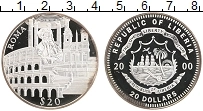 Продать Монеты Либерия 20 долларов 2000 Серебро